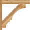 Ekena Millwork Balboa Block Rough Sawn Outlooker, Western Red Cedar, 6"W x 30"D x 30"H OUT06X30X30BOA05RWR - alternate 3
